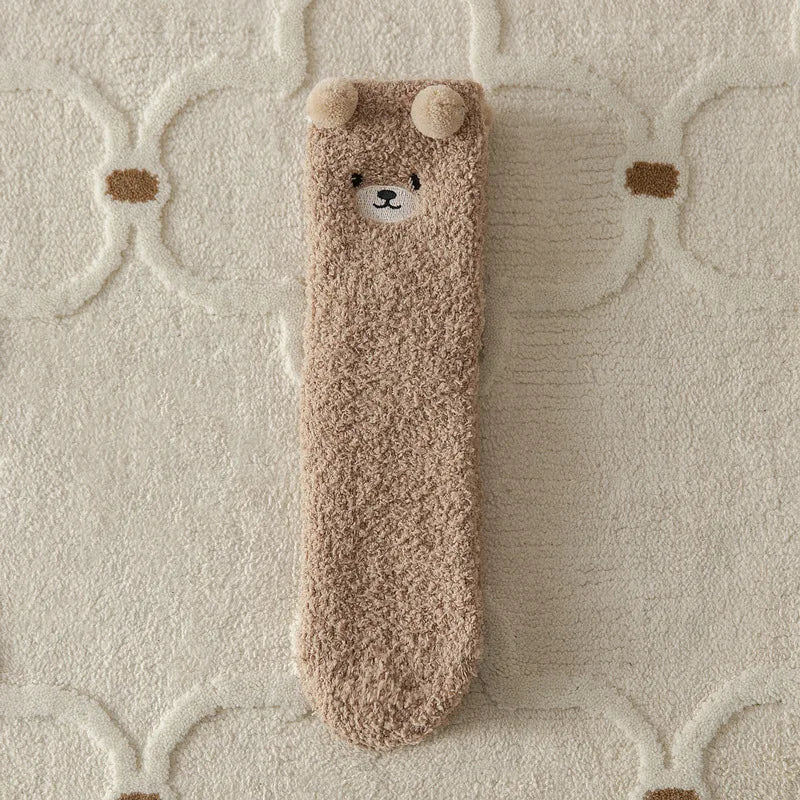 Cosy Cute Bear Socks