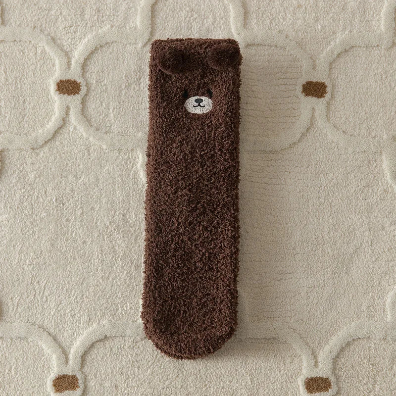 Cosy Cute Bear Socks