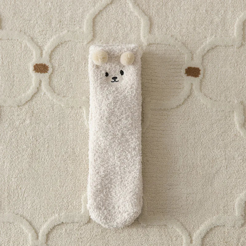 Cosy Cute Bear Socks